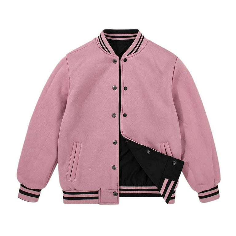 Huowey Baby Boy Girl Coat Button Down With Pokcet Casual Baseball