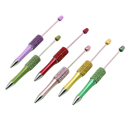 JZROCKER Beadable Ballpoint Pens Retractable Ballpoint Pen Rhinestone Beadable Pen