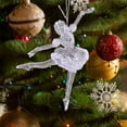 thumbnail image 5 of Ballet Girl Christmas Tree Hangings Holiday Theme Acrylic Ornament Handmade Decorative Pendant for Party and Vehicle, 5 of 8