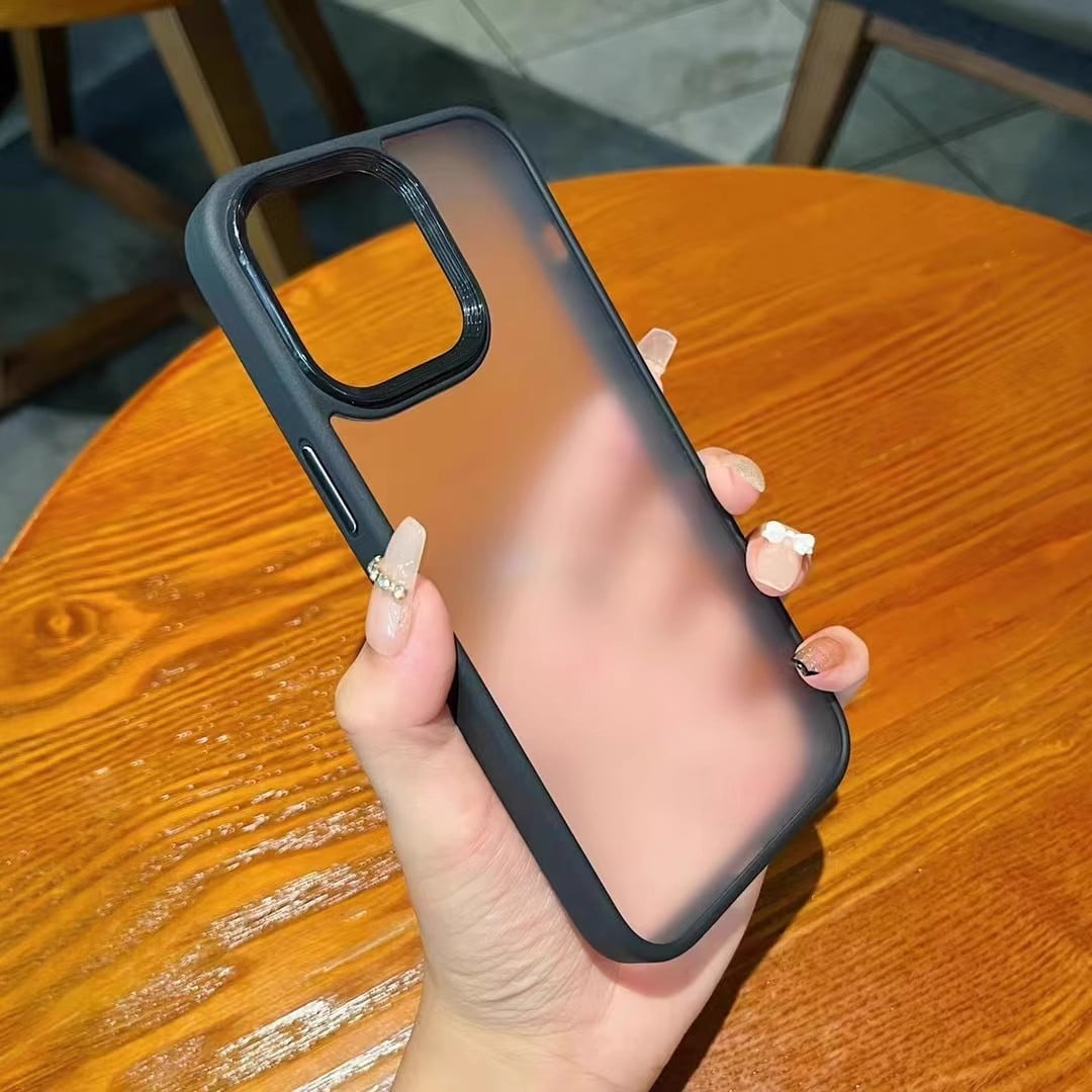 Phone Case for Apple 15 Skin Sense Phone Case Frosted Semitransparent IPhone14 Anti-Fingerprint 13ProMax Protective Case Xr