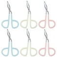 thumbnail image 1 of Shisuyan 6 Pcs Pinces à Sourcils en Acier Inoxydable Ciseaux Portables pour Femme, 1 of 8