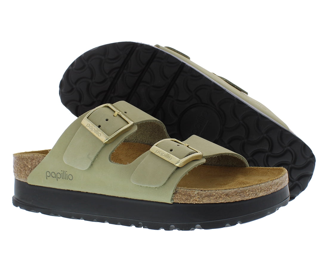 Birkenstock Arizona Papillio Flex Platform Narrow Unisex Shoes Size 3, Color: Eucalyptus