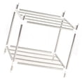thumbnail image 3 of Estantes de cocina de acero inoxidable de 2 capas, estantes de baño, estantes de almacenamiento elevados y engrosados, 3 of 14