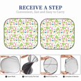thumbnail image 5 of KLL Happy Easter Windshield Sun Shade 2-Piece Foldable Car Front Window Sunshade for Most Sedans SUV Truck- Large, 5 of 5