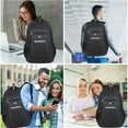 thumbnail image 4 of 16-Inch Slim Laptop Backpack – Water-Resistant Business Bag with Breathable Straps for Commuting or Travel, 4 of 6