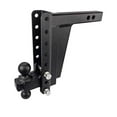 thumbnail image 2 of Bulletproof Hitches Trailer Hitch Ball Mount ED2010 For 2 Inch Receiver; Lockable Lock Sold Separate; 30000 Pound Gross Trailer Weight; Adjustable 10 Inch Drop/10 Inch Rise; Non Swivel; Non-Extendable, 2 of 5