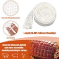 thumbnail image 6 of Artrylin 5m Meat Netting Roll, Size 16 Ham Sock Elastic Netting, Elastic Smoked Meat Poultry Ham Netting Meat Butcher Twine Net for Meat Cooking Meat Sausage Making, 6 of 7