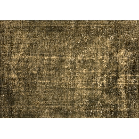 Ahgly Company Indoor Rectangle Oriental Brown Industrial Area Rugs, 4' x 6'