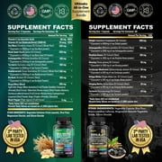 Zoyava Sea Moss & Shilajit Capsules Bundle - 16-in-1 19,445 MG + 8-in-1 15,250 MG with Ashwagandha & Turmeric