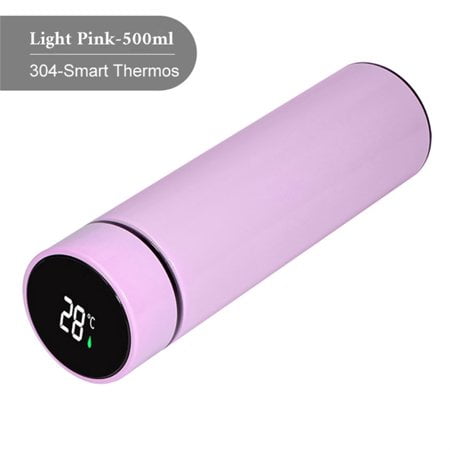 

Intelligent Thermos with LED Temperature Display Stainless Steel Insulated Tea Infuser Tumbler for Loose Leaf Tea Iced Coffee and Fruit-Infused Water