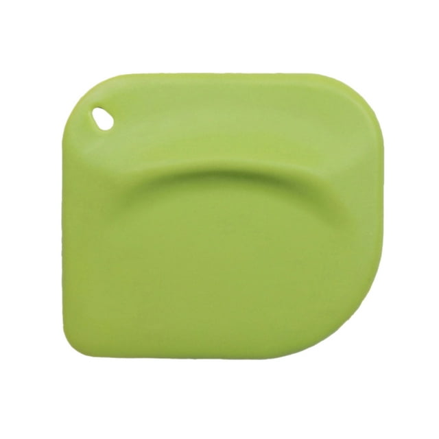 1pc Grattoir en Silicone Cuisson Spatule de Crème de Gâteau Résistant à la Chaleur Forme Carrée Suspendu Type Gadget de Cuisson (Vert)