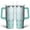 Greenish-blue-1, variant on 30 Oz Tumbler with Handle and Straw Insulated Double Walled Stainless Steel Travel Mug Gift Box Reusable Tumbler Coffee Travel Mug for Office Portable Insulated Beer Cup for Hot & Cold Drinks