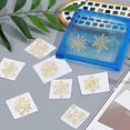 thumbnail image 4 of 9pcs 1.6x1.6 Inch Winter Theme Stickers Snowflake Pattern Sticker Self Adhesive Gold Stickers Metal Gold Stickers, 4 of 9