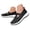 Black, variant on Orthopedic Shoes for Women 2026 Wide Width Walking Slip on Sneakers Comfortable Summer Casual Flat Loafers with Arch Support Size 6-9