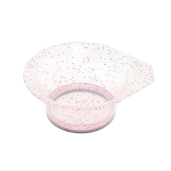 Unique Bargains 1 Pc Durable Hair Dye Bowl for Bathroom Vanities Red PP