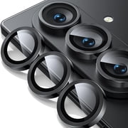 Dteck for Z Fold 7 Camera Lens Protector Case Cover - Ultra HD Anti-Reflective Tempered Metal Glass Anti Scratch Rear Camera Screen Protector Film for Samsung Galaxy Z Fold 7 5G, Black
