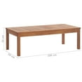 thumbnail image 4 of vidaXL 4 Piece Garden Lounge Set with Cushions Solid Acacia Wood, 4 of 5