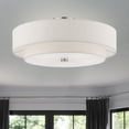 thumbnail image 4 of Livex Lighting - Meridian - 5 Light Semi-Flush Mount In Transitional Style-9.5, 4 of 9