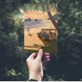 thumbnail image 2 of Maui, Hawaii, Woody and Beach (4x6 Birch Wood Postcards, 2-Pack Stationary, Rustic Home Wall Decor), 2 of 5