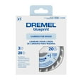 thumbnail image 2 of Dremel Blueprint Wood 3-3/8" 20 Tooth Compact Circular Saw Blade (CS500), 2 of 4