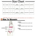 thumbnail image 3 of Babysbule Swimsuits for Women Fashion Women Split Swimsuit Show Waist Solid Color Bikini, 3 of 5