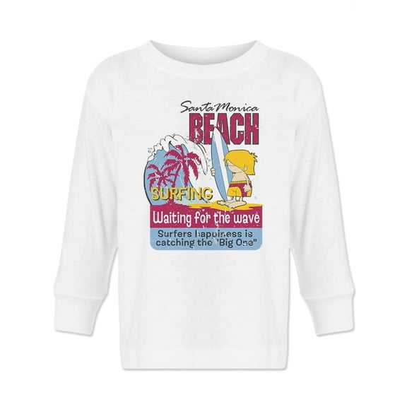 Waiting For The Wave Long Sleeve Toddler -Image by Shutterstock, 2 Toddler