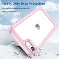 thumbnail image 2 of Allytech for iPhone SE 2022, iPhone SE 2020, iPhone 8, iPhone 7 Rugged Case Heavy Duty Crystal Clear Transparent Cover, Pink, 2 of 6