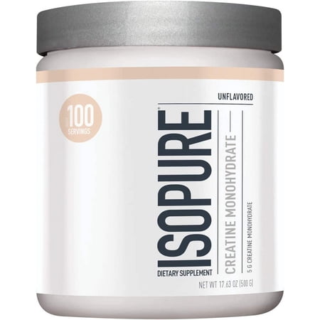 Isopure  Creatine Monohydrate  Unflavored  1.1 lb  100 Servings