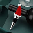 thumbnail image 4 of Tapón de Vino Fresco LADIGASU Mini Gorro de Navidad Decoración Regalo Navidad 1X, 4 of 7