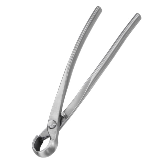 1 Pack Bonsai Tool - 8.3" Stainless Steel Knob Cutter, Applying to Garden, Silver