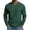 Green, variant on ZCFZJW Men’s Waffle Shirts Lightweight Casual V Neck Long Sleeve Tops Casual Basic Solid Color Athletic T-Shirts Lightweight Knit Pullover Sweaters Gray S