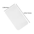 thumbnail image 2 of HONMEET 30-Pack White Sublimation Transfer Labels, Rectangular Heat Transfer Stickers for Crafts, Projects and Fabric Printing, 2 of 8