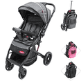 thumbnail image 1 of Carriola para Bebé Manubrio Reversible Plegable Ruedas con Freno Apto desde 0 meses Soporta hasta 18 kg - Gris, 1 of 7