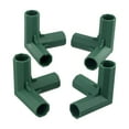 thumbnail image 3 of 4Pcs Plastic Garden Climb Plant Awning Joints Connector Frame Greenhouse Bracket Right-angle 3ways, 3 of 9