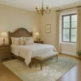 thumbnail image 7 of Addison Rugs Mayfield Premium Machine Washable Transitional Damask Beige Rectangle Rug, 3' x 5', 7 of 7