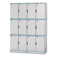 thumbnail image 2 of Stacking Lockable Lockers -  Triple Stack - Coastal Blue, 2 of 7