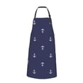 thumbnail image 2 of Lsque Anchors Heart Blue Waterproof Apron Chef Aprons for Men Heavy Duty Chemical Work Apron Extra Long Grilling Aprons with Adjustable Bib Apron, 2 of 9