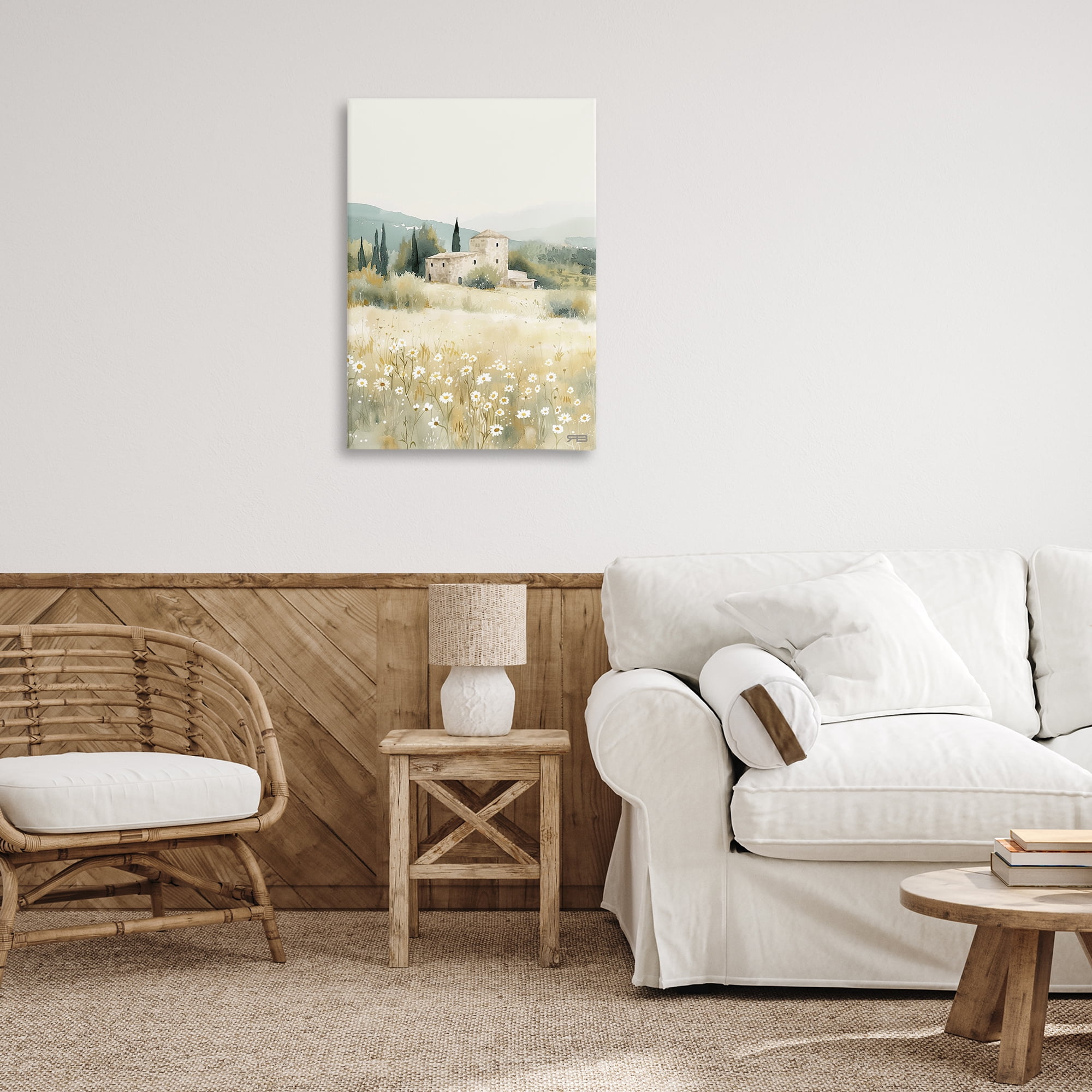 Stupell Industries Nu Horizon Countryside Landscape Painting Gallery Wrapped Canvas Art Print Wall Art, 20 x 30