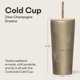 thumbnail image 2 of Vaso aislante Corkcicle Cold Cup, 709 ml, champán, 2 of 8