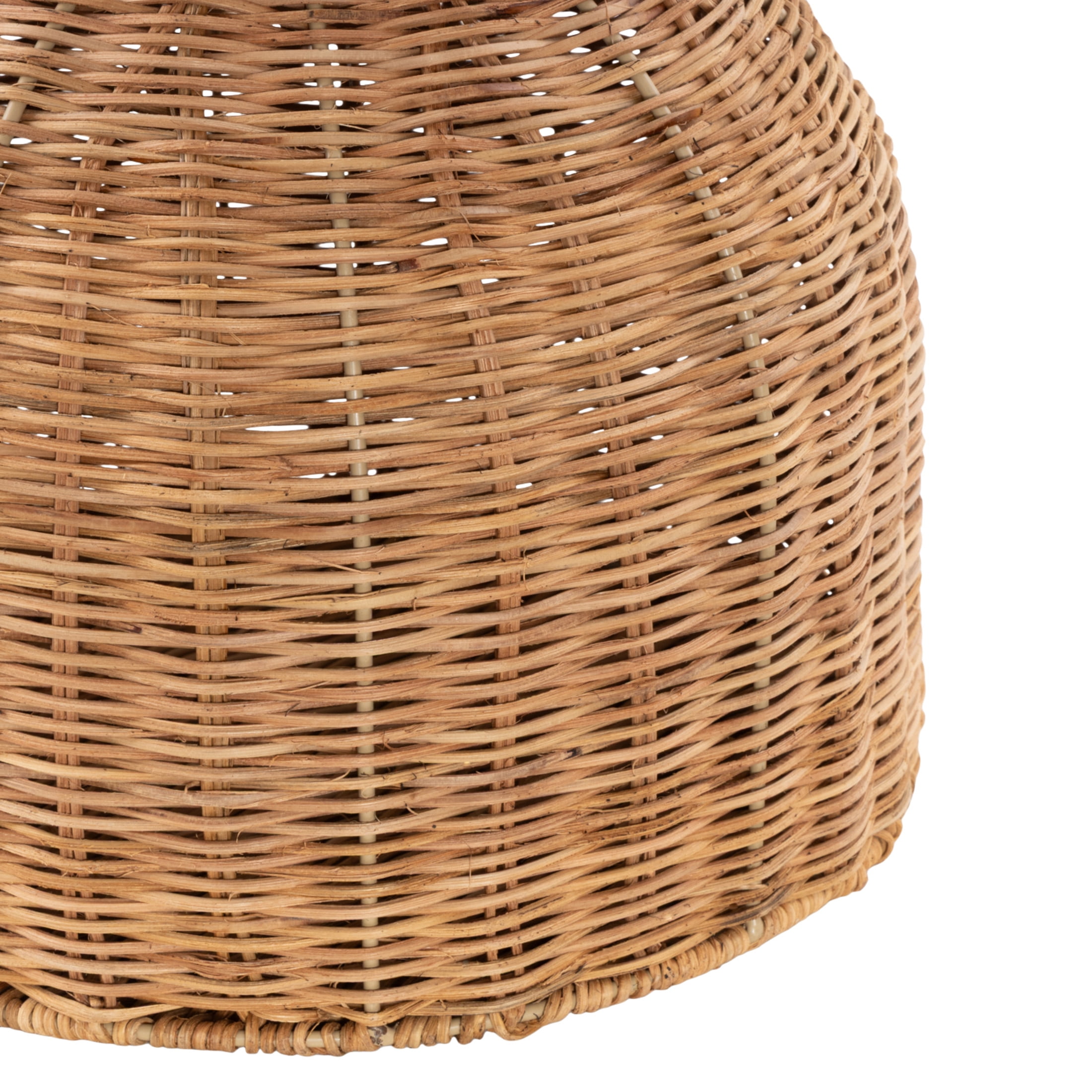 DecMode 36" Handmade Wrapped Brown Seagrass Vase