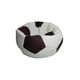 thumbnail image 1 of Puff Balón De Soccer LUNICS Confortable Blanco/Chocolate, 1 of 4