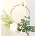 thumbnail image 4 of Elegante corona de hojas de eucalipto, con la misma estética de las flores reales para decoración de interiores y exteriores, el aro de flores colgante de metal garantiza la durabilidad, ideal para, 4 of 6