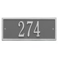 thumbnail image 1 of Whitehall Products 1230PS Mini Wall One Line Hartford Address Plaque, Pewter & Silver, 1 of 1