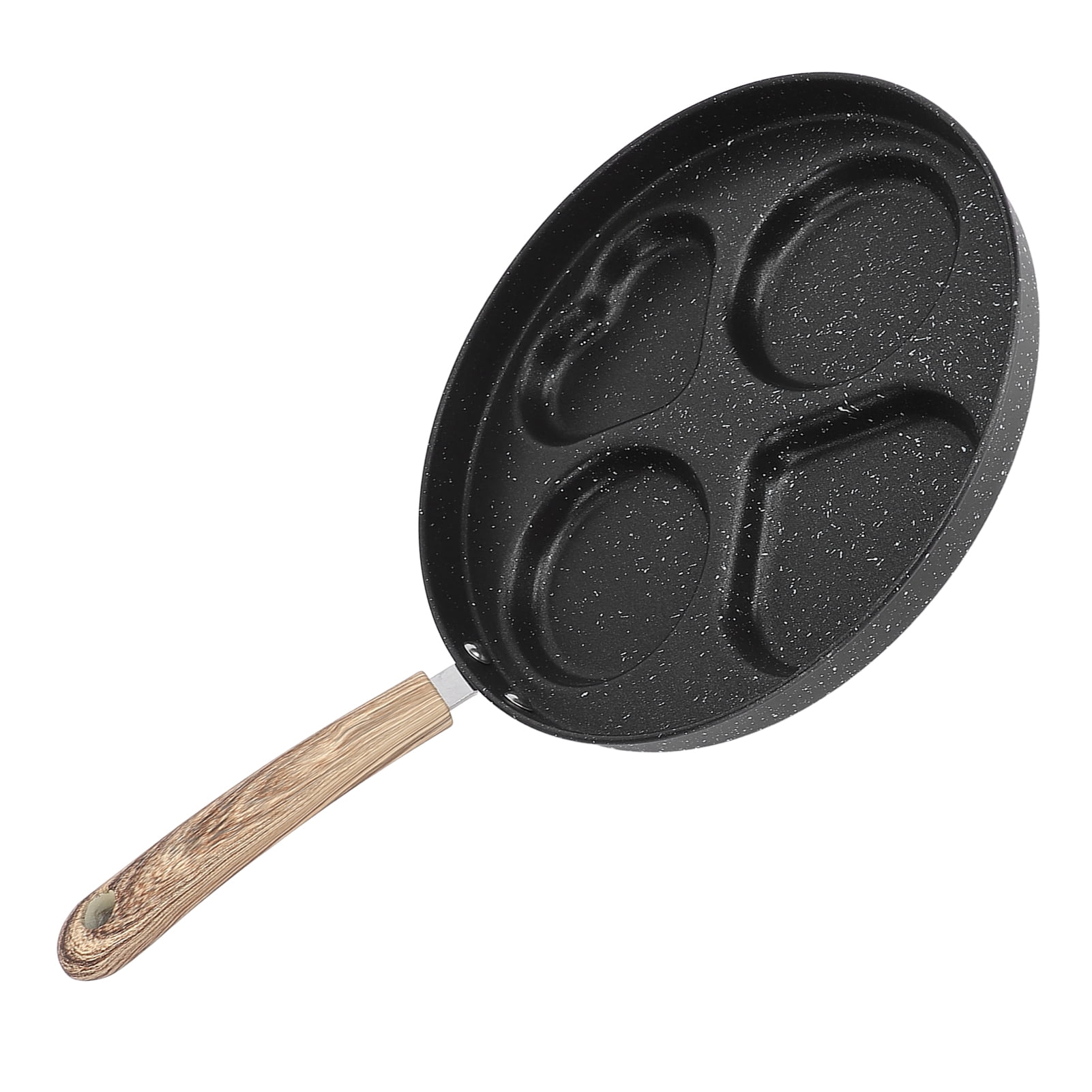 Multi-Compartment Breakfast Pan - Nonstick Divided Stovetop Grill