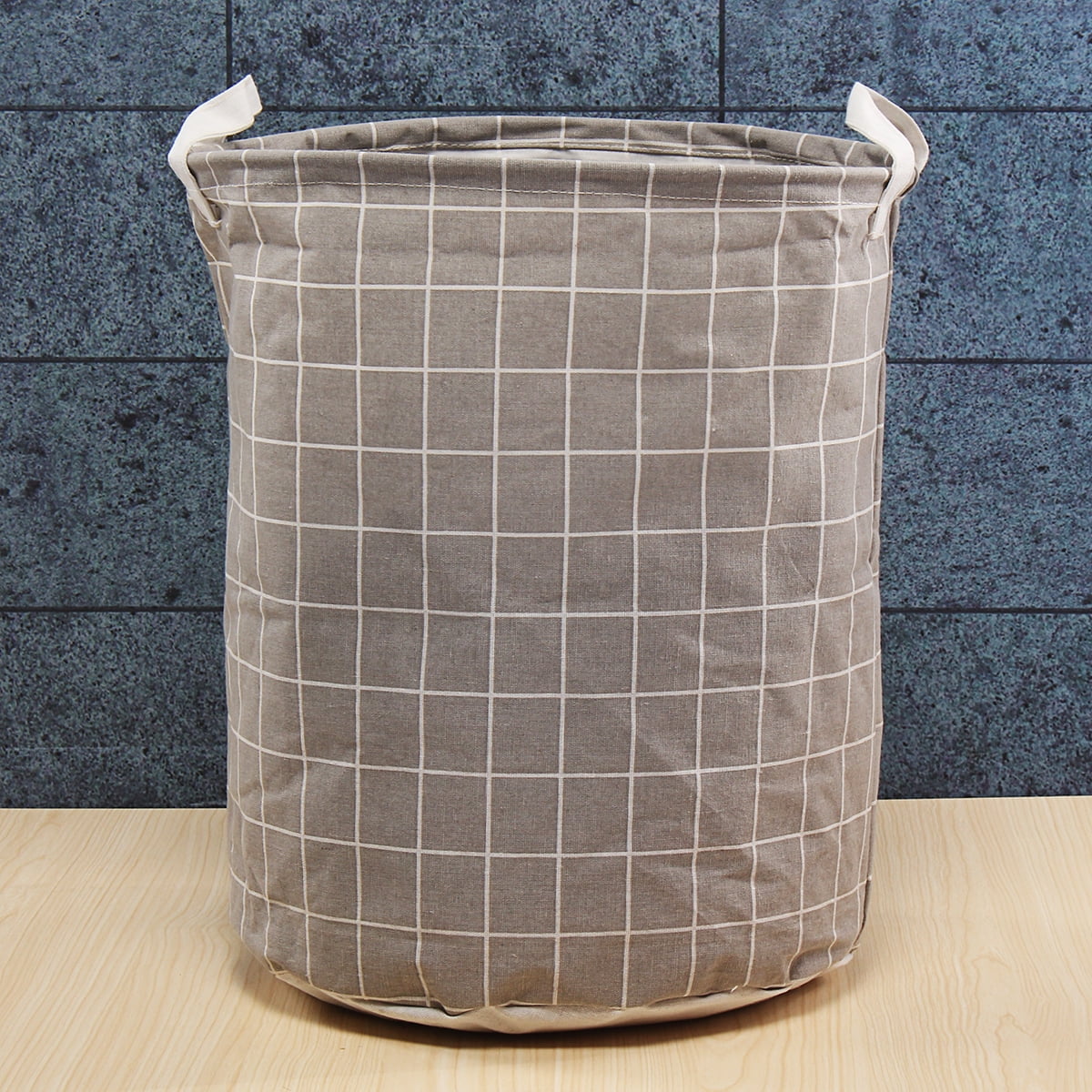 Foldable Cotton Linen Washing Dirty Clothes Laundry Basket