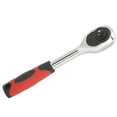 thumbnail image 4 of Llave De Trinquete, Llave De Trinquete Roja De 24 Dientes Cromado Pulido Llave De Trinquete De 1/4 De Pulgada Para Trabajador De Mantenimiento Para Fábrica Para Taller Para El, 4 of 7