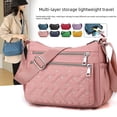 thumbnail image 3 of Bolso bandolera de primavera para mujer, monedero portátil de gran capacidad, multicapa, sencillo, para madres de mediana edad, 3 of 6
