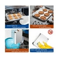 2PCS Small Stainless Steel Baking Sheets,Mini Cookie Sheets,Toaster