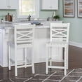 thumbnail image 2 of Powell Furniture Asher Counter Bar Stool, White, 2 of 10
