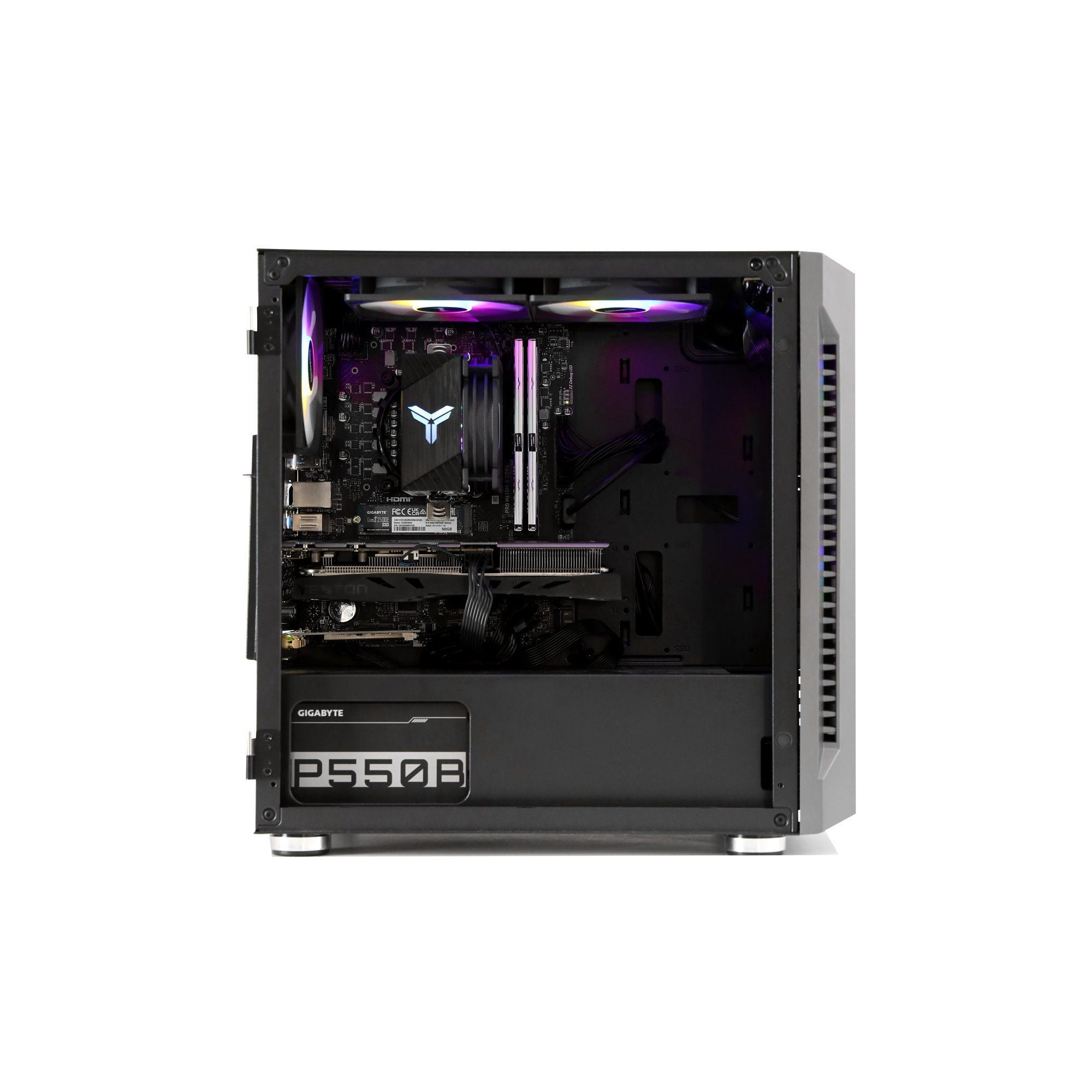 MXZ Gaming Desktop Pc,Intel I5 13400F ,RTX4060,1TB SSD NVME ,16G DDR4,RGB,Wifi & Win 11 Ready,Gamer Desktop Computer,New